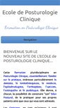 Mobile Screenshot of formation-posturologie-clinique.net